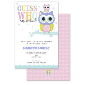 Guess Who Birth Announcement