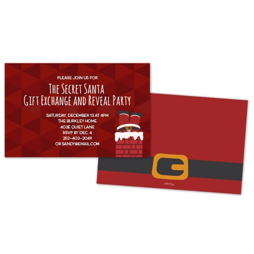 Santa Claus Holiday Party Invitation