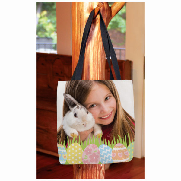 Easter Egg Hunt Personalized Photo Tote