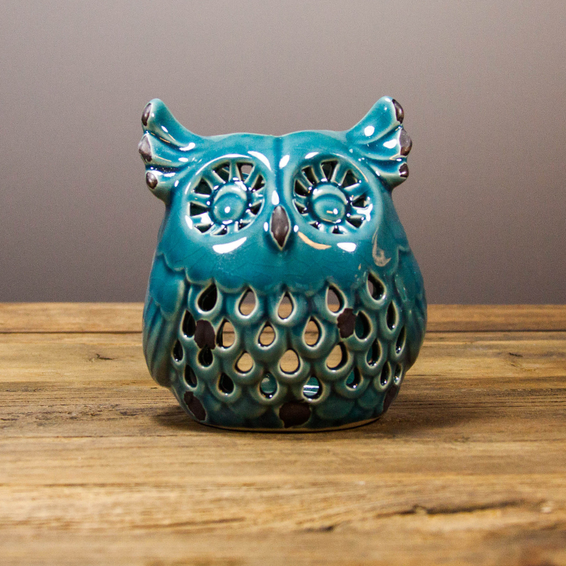 Wise Owl Candle Holder