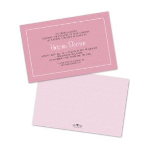 Pink Dots Personalized Bridal Luncheon Invitations