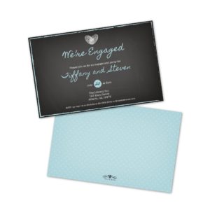 Thumbprints Personalized Engagement Party Invitations