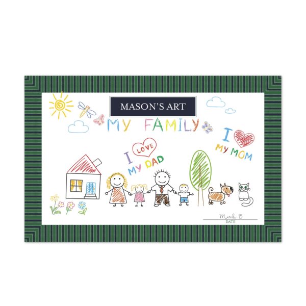 Personalized Kids Doodle Sheets